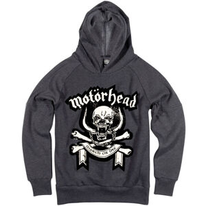 mikina s kapucí AMPLIFIED Motörhead Marl šedá S