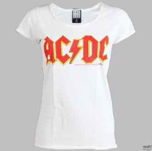 tričko metal AMPLIFIED AC-DC Logo bílá L