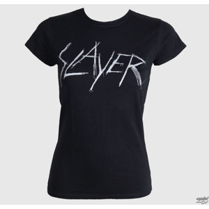 Tričko metal ROCK OFF Slayer Scratchy Logo černá XXL