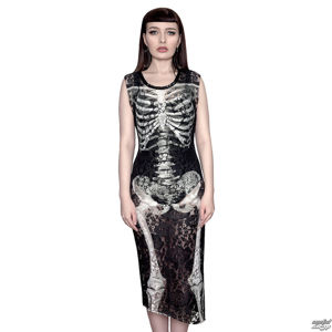 šaty KILLSTAR Skeletor Lace Maxi