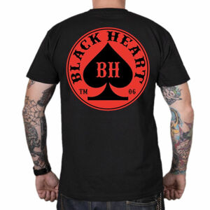 tričko BLACK HEART ACE černá XXL