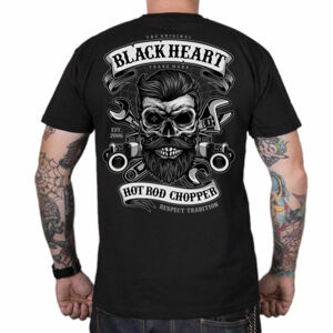 tričko BLACK HEART RESPECT TRADITION černá L