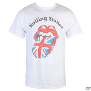 tričko metal BRAVADO Rolling Stones Distressed Union Jack bílá S