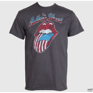 Tričko metal BRAVADO Rolling Stones Tour Of America Vint šedá S