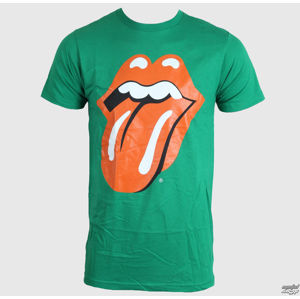 Tričko metal BRAVADO Rolling Stones Irish Tongue zelená S