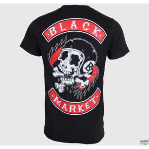 tričko hardcore BLACK MARKET Adi černá