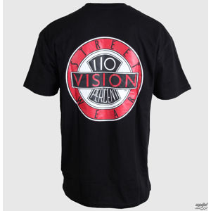 tričko street VISION Black černá XXL