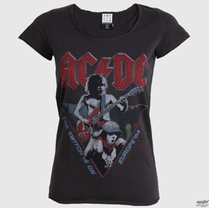 tričko metal AMPLIFIED AC-DC AC/DC černá šedá S
