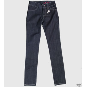 kalhoty jeans HELL BUNNY Blue 30