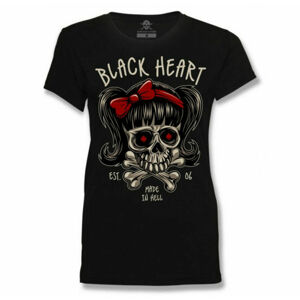 tričko BLACK HEART SANDY černá M