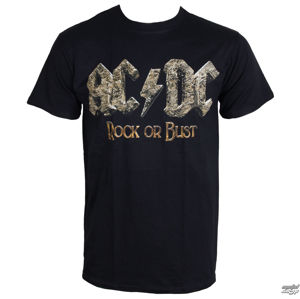 Tričko metal PLASTIC HEAD AC-DC Rock Or Bust černá