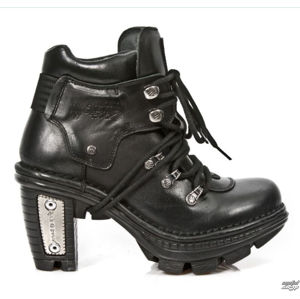 boty na podpatku NEW ROCK Itali Negro černá 41