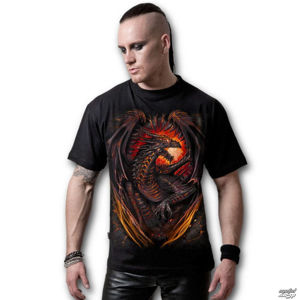 tričko SPIRAL Dragon Furnace černá S