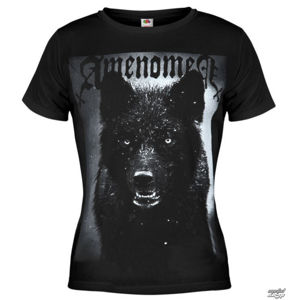 tričko hardcore AMENOMEN Black Wolf černá XS