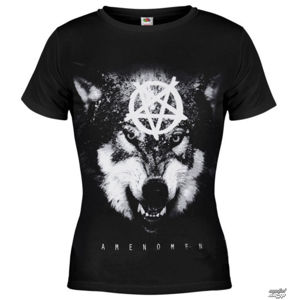 tričko hardcore AMENOMEN Wolfheart černá M