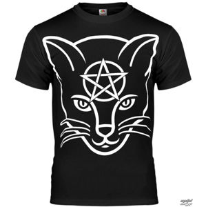 tričko hardcore AMENOMEN Head Cat černá