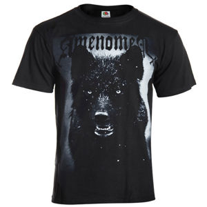 tričko hardcore AMENOMEN Black Wolf černá XL