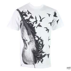 tričko ALISTAR Gibson&Crows černá bílá XXL
