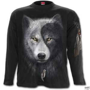 tričko SPIRAL Wolf Chi černá L
