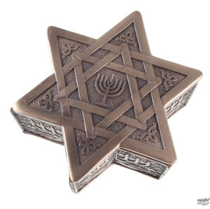krabička (dekorace) Star of David & Menorah - G1522D5