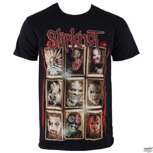 tričko metal ROCK OFF Slipknot New Masks černá 3XL