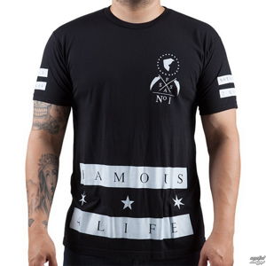 tričko street FAMOUS STARS & STRAPS Serious Premium černá XL