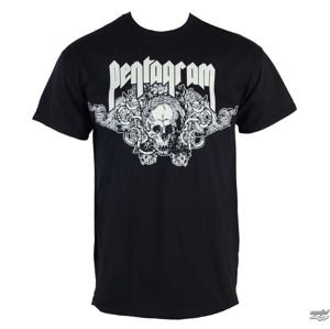 tričko metal RAZAMATAZ Pentagram Skull černá XXL
