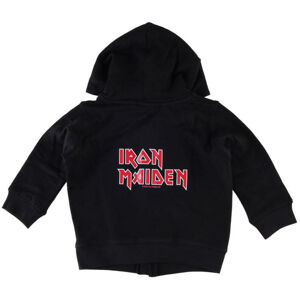 mikina s kapucí Metal-Kids Iron Maiden Logo černá 104