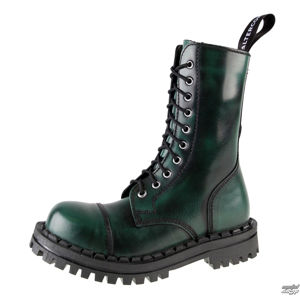 boty kožené ALTERCORE 351 černá zelená 39