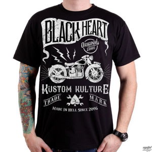 tričko street BLACK HEART Vintage Bike černá XXL