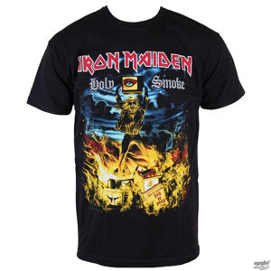 Tričko metal ROCK OFF Iron Maiden Holy Smoke černá M