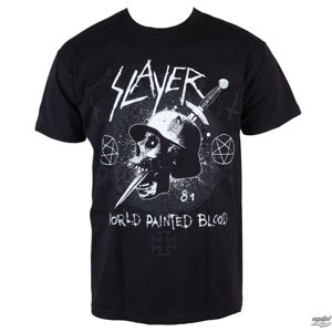 Tričko metal ROCK OFF Slayer Dagger Skull černá M