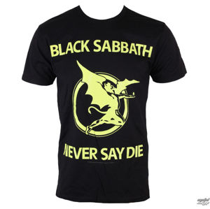 Tričko metal BRAVADO Black Sabbath Never Day Die černá M
