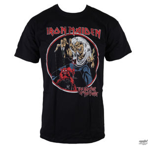 Tričko metal ROCK OFF Iron Maiden NOTB Vintage černá M