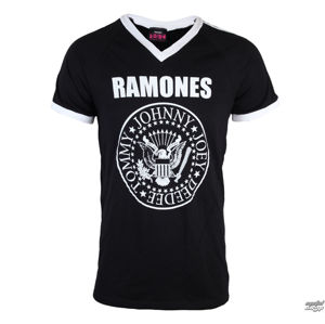 tričko metal BRAVADO Ramones Logo Soccer černá XXL