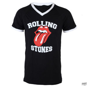 Tričko metal BRAVADO Rolling Stones Tongue Soccer černá M