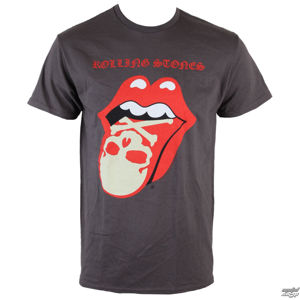 tričko metal BRAVADO Rolling Stones Skull Tongue šedá S