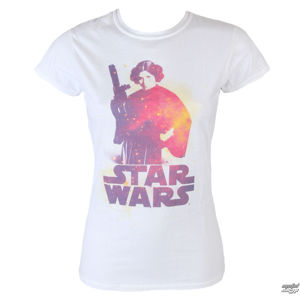 tričko INDIEGO Star Wars Princess Lela bílá
