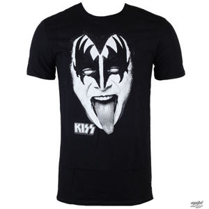 tričko metal LOW FREQUENCY Kiss Gene face černá S