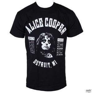 Tričko metal ROCK OFF Alice Cooper Schools Out Lyrics černá XL
