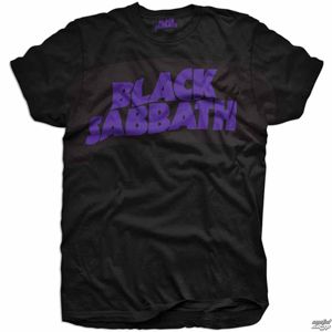 Tričko metal ROCK OFF Black Sabbath Wavy Logo černá 5-6