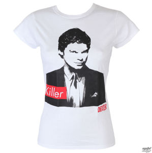 tričko HYBRIS Dexter Killer bílá