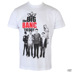 tričko HYBRIS The Big Bang Theory Cast bílá S