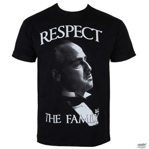 tričko HYBRIS The Godfather Respect The Family černá XL
