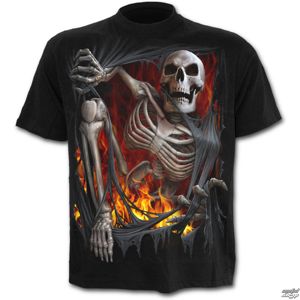tričko SPIRAL Death Re-Ripped černá L