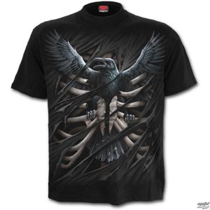 tričko SPIRAL Raven Cage černá