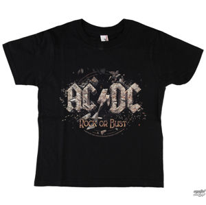 Tričko metal LOW FREQUENCY AC-DC Rock Or Bust černá L