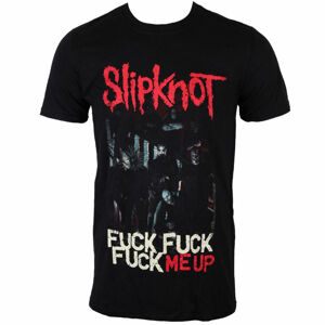 Tričko metal ROCK OFF Slipknot Fuck Me Up černá S