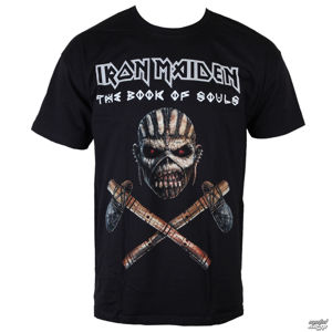 Tričko metal ROCK OFF Iron Maiden Axe černá XL