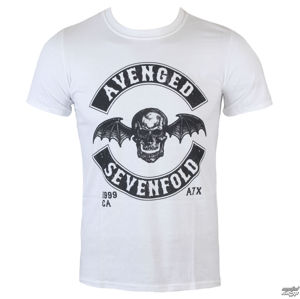 Tričko metal ROCK OFF Avenged Sevenfold Moto Seal bílá M